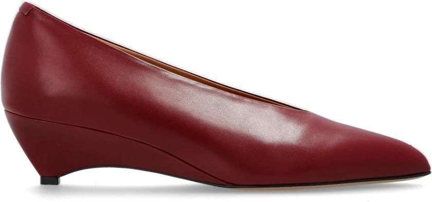 Jil Sander Leren Sleehak Schoenen