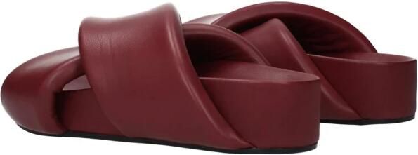 Jil Sander Leren Slippers met Gecushioneerde Zool - Foto 2