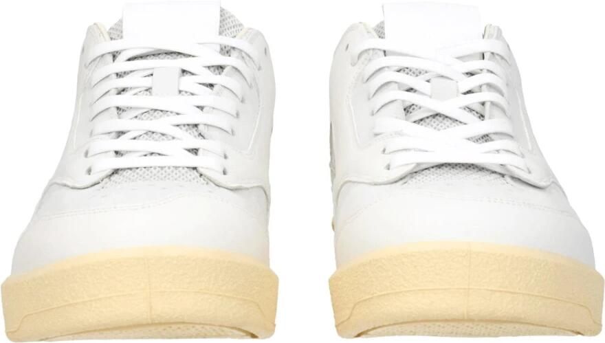 Jil Sander Witte Sneakers met Vetersluiting Wit Heren - Foto 2
