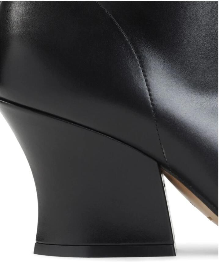 Jil Sander Lune Leren Enkellaarzen - Foto 3