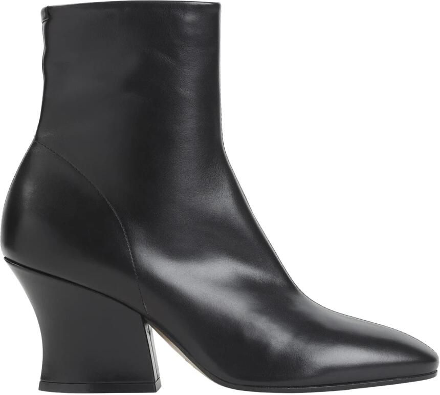 Jil Sander Lune Leren Enkellaarzen