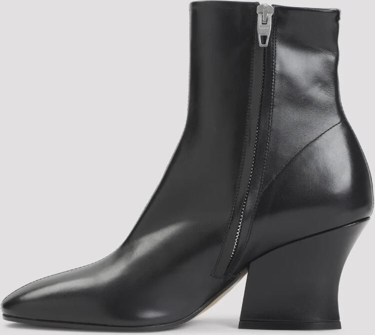 Jil Sander Lune Leren Enkellaarzen - Foto 5
