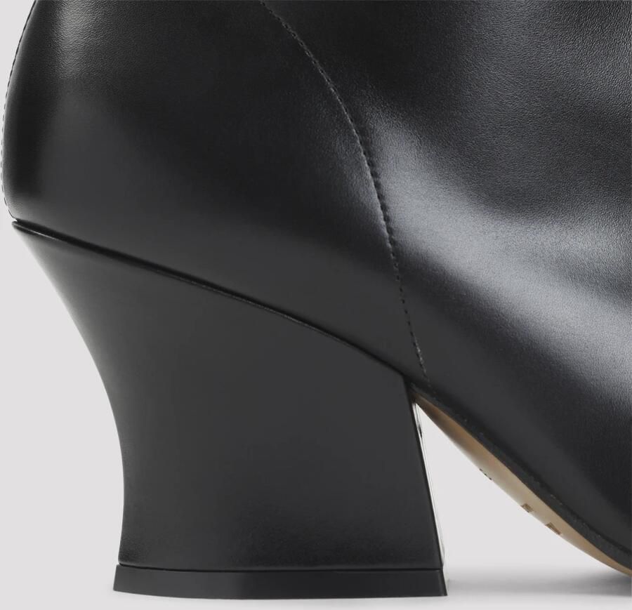 Jil Sander Lune Leren Enkellaarzen - Foto 2
