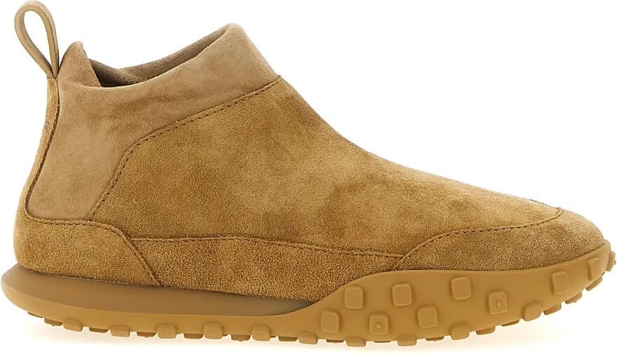 Jil Sander Beige Suède Sneakers