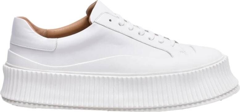 Jil Sander Klassieke Sneakers van Leer