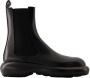 Jil Sander Leather boots Black Dames - Thumbnail 1