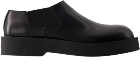 Jil Sander Leather boots Black Heren