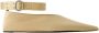 Jil Sander Leather flats Beige Dames - Thumbnail 1