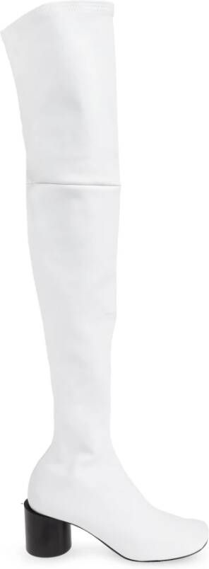 Jil Sander Leren Overknee Laarzen
