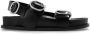 Jil Sander Leren sandalen Black Dames - Thumbnail 4