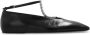 Jil Sander Leren Ballet Flats met Kristaldetail Black Dames - Thumbnail 1