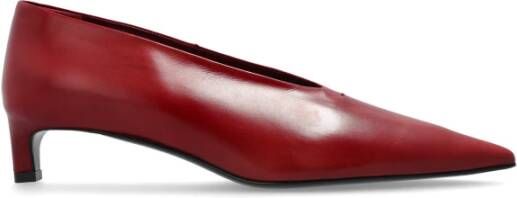 Jil Sander Leren schoenen met hak