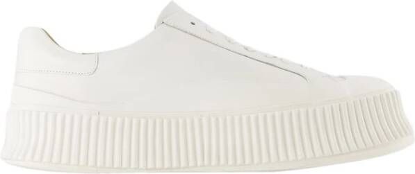 Jil Sander Witte Leren Sneakers voor Vrouwen White Dames - Foto 7