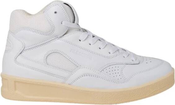 Jil Sander Luxe Leren Sneakers Wit Dames