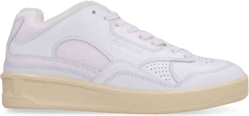 Jil Sander Mesh Inzet Low-Top Sneakers