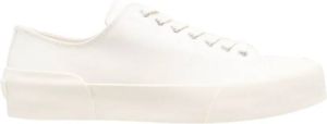 Jil Sander Moderne lage vetersneakers Wit Heren