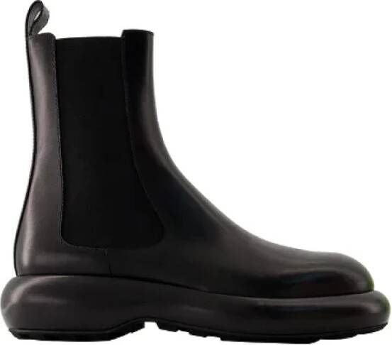 Jil Sander Pre-owned Leather boots Black Dames