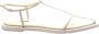 Jil Sander Pre-owned Leather sandals White Dames - Thumbnail 1