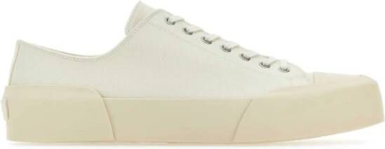 Jil Sander Low-Top Sneakers Low-Top Lace-Up Sneakers in beige
