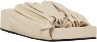 Jil Sander Sliders Beige Dames
