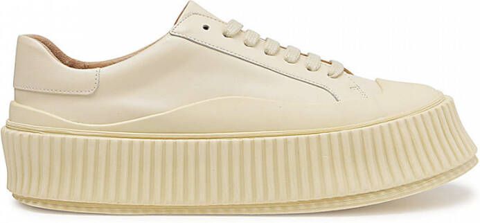 Jil Sander Witte Casual Sneakers voor Vrouwen White Dames