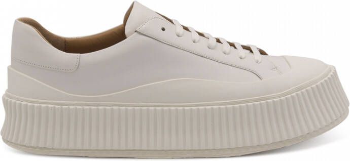 Jil Sander Beige Sneakers Licht en Natuurlijk Wit Heren