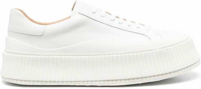 Jil Sander Beige Sneakers Licht en Natuurlijk Wit Heren