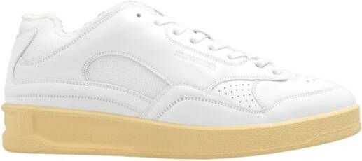 Jil Sander Sneakers met logo Wit Heren