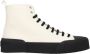 Jil Sander Sneakers van stof met achterlogo en vetersluiting - Thumbnail 1