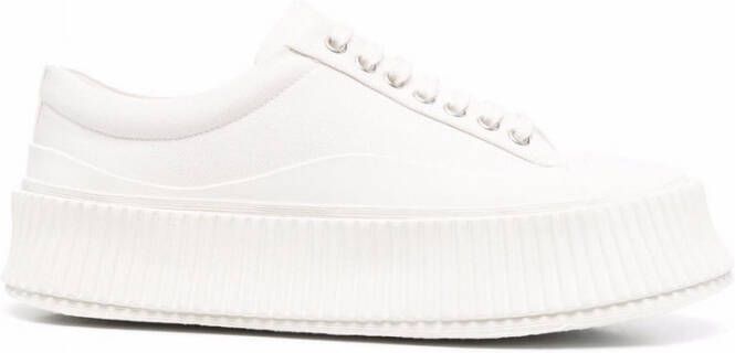 Jil Sander Platform sneakers Wit Dames