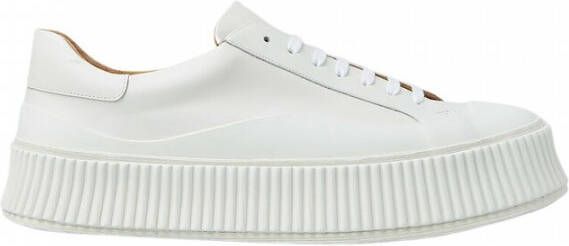 Jil Sander Beige Sneakers Licht en Natuurlijk Wit Heren