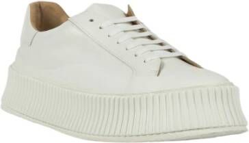 Jil Sander Beige Sneakers Licht en Natuurlijk Wit Heren