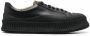 Jil Sander Zwarte Leren Lage Sneakers voor Heren Black Heren - Thumbnail 1