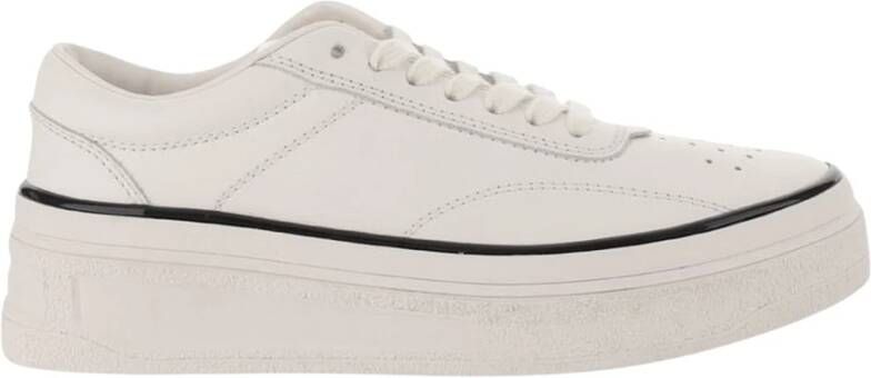 Jil Sander Witte Sneakers voor een stijlvolle look White Dames