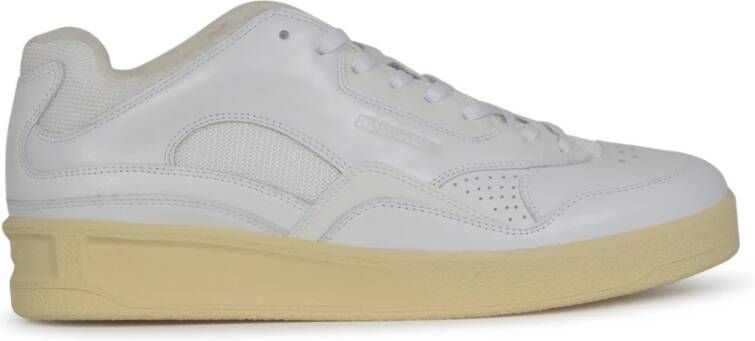 Jil Sander Stijlvolle Herensneakers Wit Heren