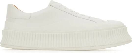 Jil Sander Beige Sneakers Licht en Natuurlijk Wit Heren