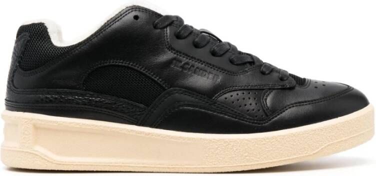 Jil Sander Verhoog je sneaker game met deze strakke zwarte sneakers Black Dames