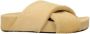 Jil Sander Vintage Pony Skin Open Toe Slippers - Thumbnail 1