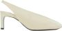 Jil Sander Witte Leren Slingback Hoge Hak Pumps White Dames - Thumbnail 1