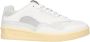 Jil Sander Witte Leren Sneakers met Achterlogo - Thumbnail 1