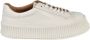 Jil Sander Witte leren rubberen sneakers met zool van 4 cm - Thumbnail 9