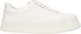 Jil Sander Witte Leren Sneakers Klassiek Model White Heren - Thumbnail 1