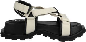 Jil Sander Zachte leren sandalen Beige Dames