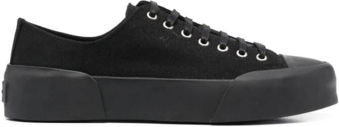 Jil Sander Zwarte Casual Sneakers voor Mannen Black Heren