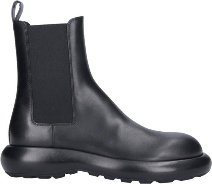 Jil Sander Zwarte Chelsea Boots voor Heren Zwart Heren