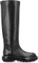 Jil Sander Boots Long Black Boots With Smooth Leather Finish in zwart - Thumbnail 1