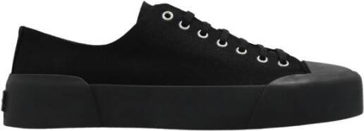 Jil Sander Zwarte Casual Sneakers voor Mannen Black Heren