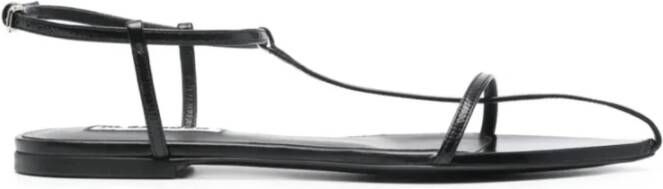 Jil Sander Zwarte Kooi Sandalen Stijlvol Model Black Dames
