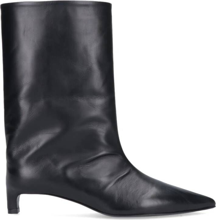 Jil Sander Zwarte Laarzen Stijl Model Naam Zwart Dames