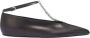 Jil Sander Leren Ballet Flats met Kristaldetail Black Dames - Thumbnail 15